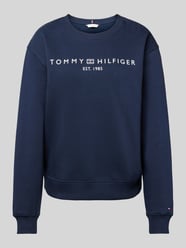 Sweatshirt aus Baumwoll-Mix von Tommy Hilfiger Blau - 24