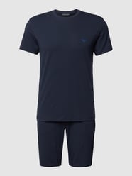 Pyjama met labeldetails van Emporio Armani Blauw / turquoise - 18