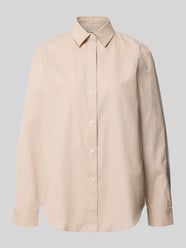 Bluzka o kroju relaxed fit z listwą guzikową model 'DANZA' od MM by Max Mara - 5