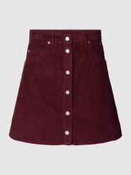 Minirok in ribcordlook van Tommy Jeans Rood - 13