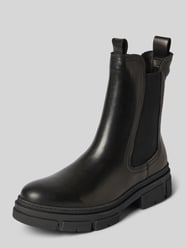 Buty chelsea z welurowej skóry bydlęcej z naturalnej skóry od Tamaris - 28