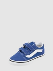 Sneakersy ze skóry i tkaniny model ‘Old Skool’ od Vans Niebieski - 40