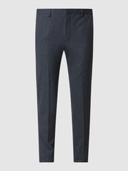 Slim Fit Anzughose mit Baumwoll-Anteil Modell 'Rick' - 'Futureflex' von Pierre Cardin Blau - 43
