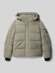 Regular Fit Steppjacke mit Logo-Applikation Modell 'Camden' von Cars Jeans Beige - 38
