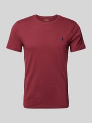 Custom Slim Fit T-Shirt mit Rundhalsausschnitt von Polo Ralph Lauren Rot - 14