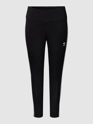 PLUS SIZE Leggings mit Logo-Streifen von Adidas Originals Plus Grau / Schwarz - 14