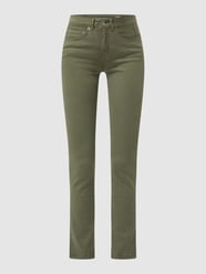 Slim fit broek met stretch  van Fynch-Hatton Groen - 41