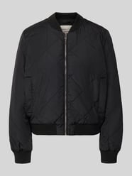 Regular Fit Bomberjacke mit Rippbündchen von Tom Tailor Denim - 36