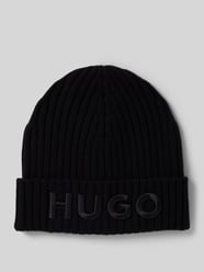 Czapka beanie z detalem z logo od HUGO - 10