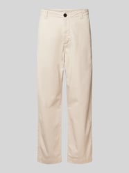 Straight Leg Chino mit Gürtelschlaufen Modell 'STORM' von ANNARR Beige - 5