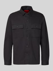 Hemdjacke mit Knopfleiste Modell 'Epoldo' von HUGO - 17