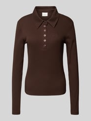 Shirt met lange mouwen en polokraag, model 'drew' van Gestuz - 38