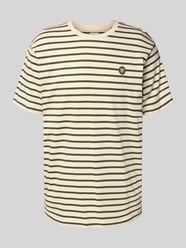 T-shirt met ronde hals, model 'Ace' van Wood Wood Beige - 22