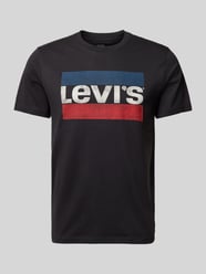 T-Shirt mit Label-Print von Levi's® Schwarz - 47