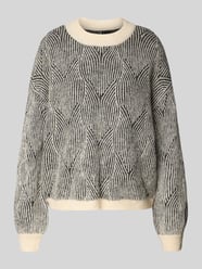 Comfort fit gebreide pullover met wol, model 'JENNA' van Pieces - 44