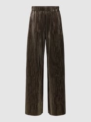 Stoffen broek met plissévouwen van Christian Berg Woman Selection - 27