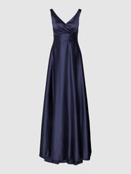 Kleid mit Herz-Ausschnitt von TROYDEN COLLECTION Blau - 36