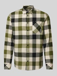 Koszula casualowa o kroju regular fit z kołnierzykiem typu button down od Blend Zielony - 1