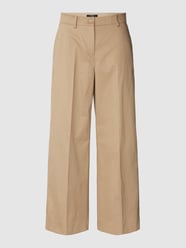 Chino met persplooien, model 'URIAL' van Weekend Max Mara Bruin - 30