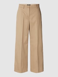 Chino met persplooien, model 'URIAL' van Weekend Max Mara Bruin - 32