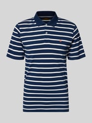 Regular Fit Poloshirt mit Logo-Stitching Modell 'Adam' von JACK & JONES Premium Pink - 34