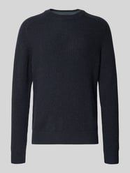 Gebreide trui van wol met ronde hals van camel active - 5