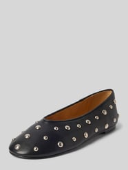 Ballerina's van leer met studs van INUOVO - 1