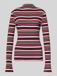 Shirt met lange mouwen en opstaande kraag, model 'Milou' van OH APRIL - 48