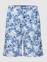 Pyjama-Shorts mit floralem Allover-Muster von Tommy Hilfiger Grau - 26