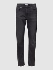 Slim Fit Jeans mit Label-Details von Calvin Klein Jeans Schwarz - 28