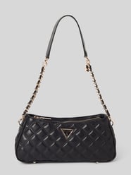 Handtasche mit Strukturmuster Modell 'GIULLY' von Guess Schwarz - 11