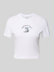 Slim Fit T-Shirt aus reiner Baumwolle Modell 'KARINA' von Only - 39