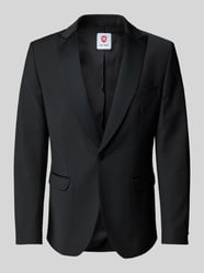 Marynarka smokingowa o kroju regular fit z kieszeniami z patką model ‘Pablo’ od CG – CLUB of GENTS - 26