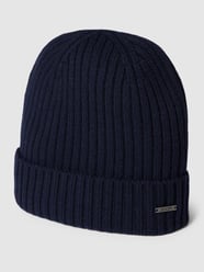 Beanie mit Label-Detail Modell 'FRANCIS' von JOOP! Collection Blau - 7