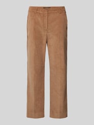 Broek van corduroy, model 'MARRUCA' van Weekend Max Mara Bruin - 25