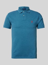 Poloshirt mit Label-Stitching von Polo Ralph Lauren Blau - 48