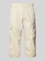 Spodnie capri o kroju regular fit z kieszeniami cargo od camel active - 33