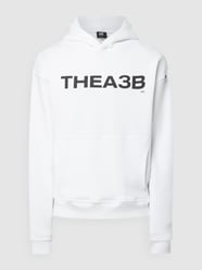Hoodie met logoprint van A3B Wit - 10