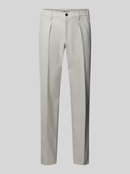 Relaxed fit broek met persplooien van Profuomo - 25