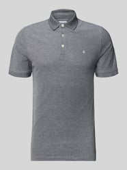 Regular Fit Poloshirt mit Label-Stitching Modell 'PAULOS' von Jack & Jones - 34