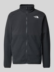 Sweatjack met labelstitching, model 'GLACIER' van The North Face Grijs / zwart - 28