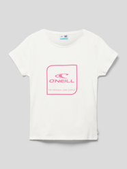 T-shirt z nadrukiem z logo model ‘CUBE’ od ONeill Biały - 8