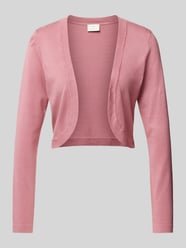 Bolero aus Viskose-Mix mit offener Front Modell 'ASTRID' von Kaffe Pink - 47