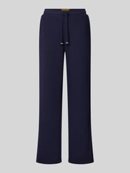 straight fit sweatpants met elastische band van Christian Berg Woman - 32
