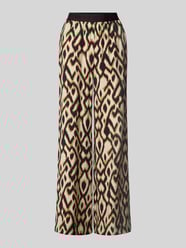 Relaxed Fit Marlenehose aus Viskose-Mix mit elastischem Bund von comma - 42