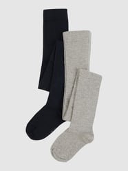 Strumpfhose im 2er-Pack von camano Grau - 10