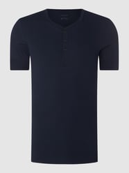 Serafino-Shirt mit Rippenstruktur  von Schiesser - 47