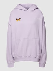 Oversized Hoodie mit Label-Print Modell 'Mace' von Pegador Lila - 11