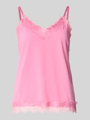 Top mit Spitzenbesatz Modell 'BICCO' von FREE/QUENT - 9