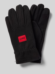 Handschuhe mit Label-Patch Modell 'Lacko' von HUGO Schwarz - 11